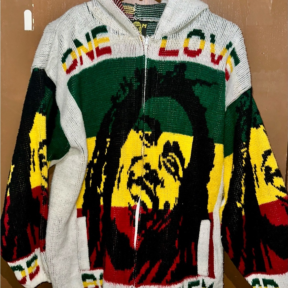 Bob Marley Inspired Multicolor Sweater